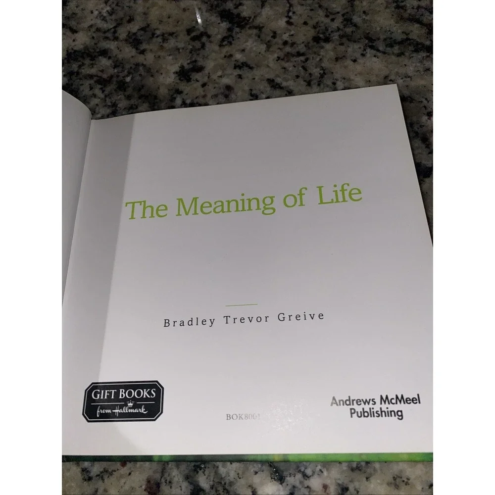 THE MEANING OF LIFE - Hardcover, Gift‎ Idea